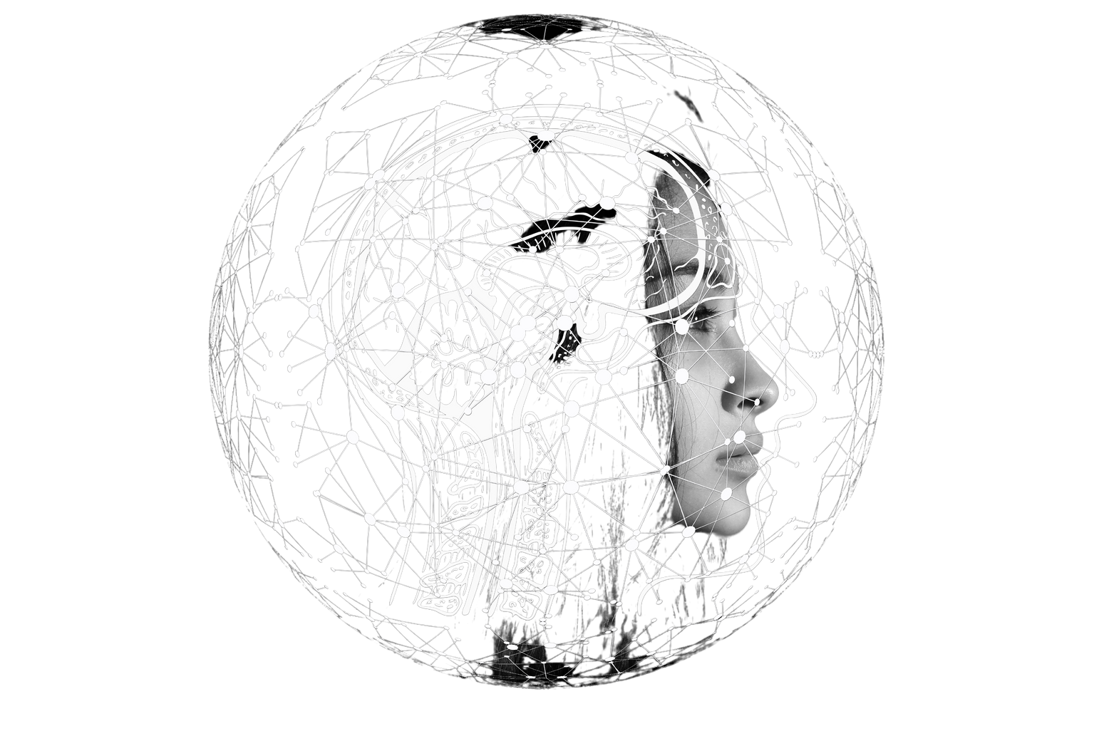 an image of a person's head inside of a circle